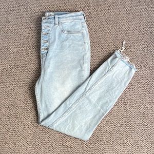 Free people high rise cut off jean
